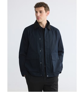 LCWAIKIKI Classic Lacivert Regular Fit Kadife Yaka Erkek Ceket