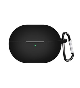 Microsonic Huawei FreeBuds Pro 3 Kılıf Askılı Mat Silikon Siyah (Siyah)