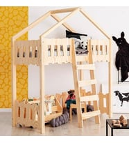 Markaawm Montessori Ranza Çocuk Karyola Çatılı Oyun Evi Elephant (Karışık)