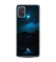 Samsung a71 A72 A73 A7 A9 2018 C7 C9 Kılıf Desenli Silikon Gece 1633