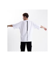 Unisex Harajuku Oversize Tshirt (Beyaz)