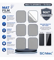 SChitec Mibro T2 (XPAW012) Uyumlu Ön Yüzey Mat Hidrojel Ekran Koruyucu
