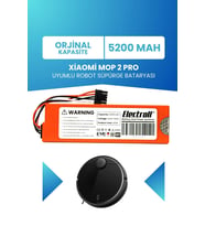 Xiaomi Mi Vacuum Mop 2 Pro Mjst1shw Batarya (ORJİNAL KAPASİTE) 5.200mah Pil Robot Süpürge Bataryası