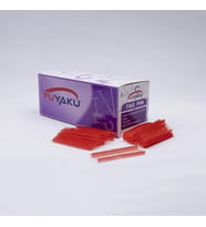 Fuyaku 65 MM Standart Kılçık Etiketleme Plastiği Renkli (10.000 Adet) (Kırmızı)