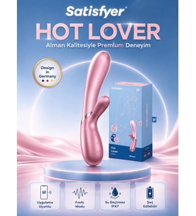G-Bölgesi ve Klitoris Uyarıcı Telefon Kontrollü Isıtmalı Satifyer Hot Lover Vibratör