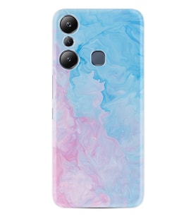 Infınix Hot 20i Kılıf Resimli Desenli Baskılı Silikon Pink Blue Abstract 1385