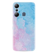 Infınix Hot 20i Kılıf Resimli Desenli Baskılı Silikon Pink Blue Abstract 1385