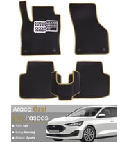 FORD FOCUS 4 (2019-2023) Uyumlu EVA Paspas Tam Set–Araca Özel,Su Geçirmez,Kolay Montaj