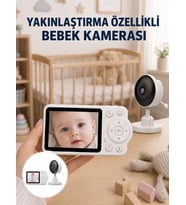 FHSS Teknolojili Güvenli Bebek Monitörü Net Görüntü Yeni Nesil