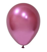 Balon Krom Parlak 12 inç Fuşya 50'li-