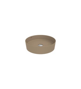 LP145 Loop Ø 45 cm Set Üstü Çanak Lavabo Cappucino Mat