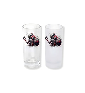 Ghostbastır Design The God Of War Buzlu / Buzsuz Seçenekli Rakı Bardağı – 1 Adet Şık Sunum Bardağı 078