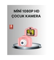 8 MP Mini Çocuk Kamera HD Ekranlı Darbeye Dayanıklı ve Şarjlı