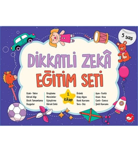 Dikkatli Zeka Eğitim Seti - 1. Kitap (5 Yaş)