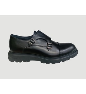 BİCANLAR 33284 ERKEK OXFORD EVA TABAN TOKALI DERİ AYAKKABI AÇMA SİYAH