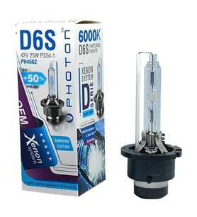 D6S 6000K Uyumlu 0,5 Fazla Işık Oem Ampul