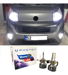 Fiat Fiorino Led Xenon Sis Farı Ampulü H1 Mono Yeni Seri Beyaz