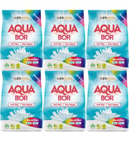 Boron AquaBor Matik Toz Çamaşır Deterjanı 36KG (Renkliler İçin) 240 Yıkama (6PK*6KG)