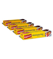 Koroplast Alüminyum Folyo 15 mt 4 Lü Paket