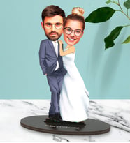 Kişiye Özel Fotoğraflı Gelin Damat Tasarımlı Biblo