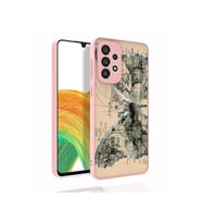 Samsung Galaxy A33 5G Uyumlu Kılıf Desenli Kamera Korumalı Parlak Zore Nora Kapak (Model 4)