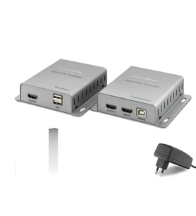 Hdmi Kvm Extender 4K 60 M - Gümüş HDX1355