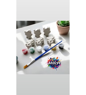Atölye Lavi Shop Hello Taş Boyama 6 Lı Çocuk Yetişkin Taş Boyama Seti
