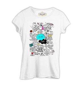 The Fault in Our Stars Beyaz Kadın Tshirt