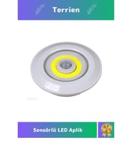 Smart Seri Yüksek Led Teknolojili Kaliteli Pratik Kolay Monte Hareket Sensörlü Aplik Pilli Lamba