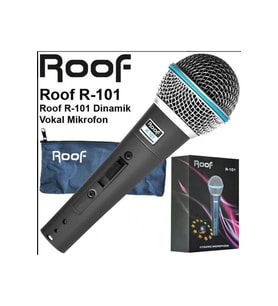 ROOF R-101 KABLOLU EL MİKROFONU (Siyah)