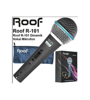 ROOF R-101 KABLOLU EL MİKROFONU (Siyah)