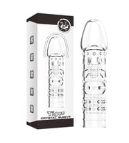 Pretty Love Uzatmalı Penis Kılıfı Kabartmalı Güçlü Jel Dildo