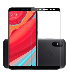 Xiaomi Redmi S2 Temperli Cam Full Ekran Koruyucu (Siyah)