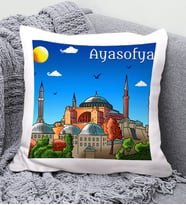 Ayasofya Tasarımlı Yastık