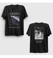 Presmono Unisex Siyah Bergtatt Metal Ulver Sırt Baskılı T-Shirt 553018tt