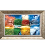 GÜMÜŞ ÇERÇEVELİ TABLO N1084