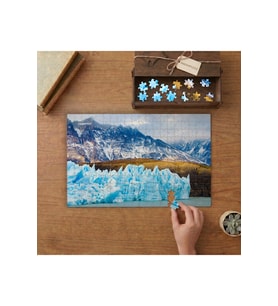 Buzullar - Karlı Dağlar Tasarımı 240 parça Ahşap Puzzle Ahşap Kutuda MP09553