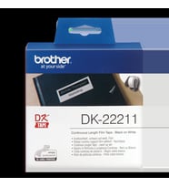 Tonersepeti Brother DK-22211 29mm Beyaz Sürekli Form Dayanıklı Film Etiket 15 metre