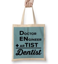 Doctor Engineer Artist Dentist 032 Bez Çanta Uzun Saplı