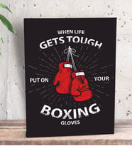 BK Gift Boxing Tasarımlı Dekoratif Mini Kanvas Tablo 15x20cm-3