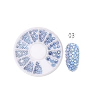 MAVİ SWAROVSKİ SÜSLEME TAŞ SETİ