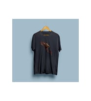 Oversize Ejderha Pençeleri Tasarım Unisex T-shirt (Siyah)