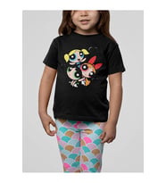 Power Puff Girls Baskılı Unisex Çizgi Film Çocuk Tişört (1-12 Yaş)