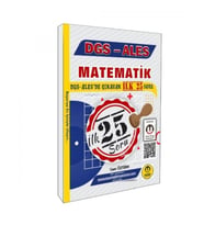 Tasarı Yayınları DGS ALES Matematik İlk 25 Çıkacak Soru Çözümlü