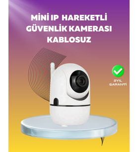 1080P WiFi Akıllı Güvenlik Kamerası – Pan & Tilt, Hareket Takip ve İki Yönlü Ses