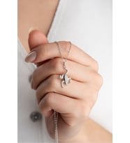 925 Ayar Gümüş Kurbağa Kolye