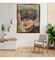 ÇERÇEVELİ ATATÜRK TABLO S575