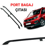 PEUGEOT RİFTER 2019 2020 2021 SİYAH PORTBAGAJ TAVAN ÇİTASI