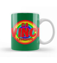 Leonardo Da Vinc Vintage Retro Style Kupa Bardak Porselen