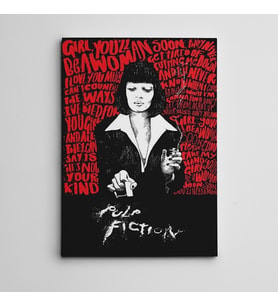 Pulp Fiction 6 Mini Kanvas Tablo